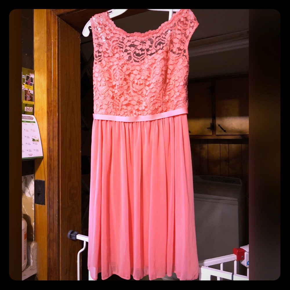 CORAL Formal/Bridesmaid Dress, Sz 10